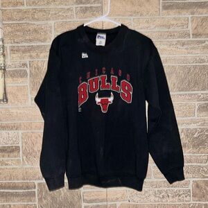 VTG 90s Chicago Bulls Sweatshirt Pro Layer Youth XL 18-20 Made in USA NBA Jordan
